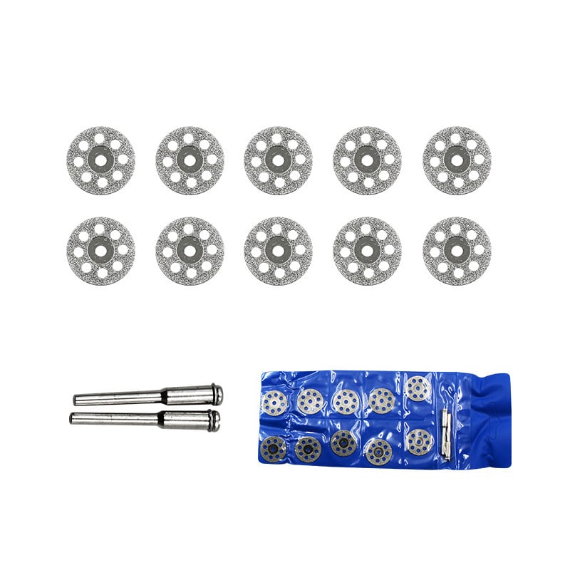 Ηλεκτροπλατιωμένοι διαμαντοδίσκοι κοπής, μικρού μεγέθους, για νεφρίτη και παρόμοια υλικά, μέγιστη ταχύτητα 20000