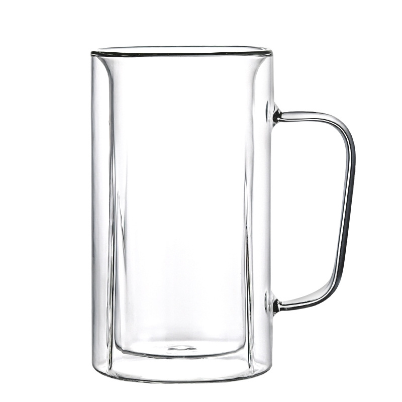 Чаша за бира с двойна стена и дръжка, термоустойчива, запазва студено, персонализирана