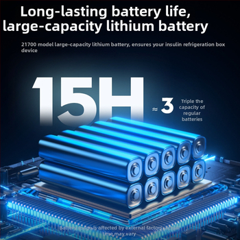 Mini chladička do auta na inzulín, kapacita do 5 L, 15 W, 12V/220V, teplotný rozsah 2–18°C