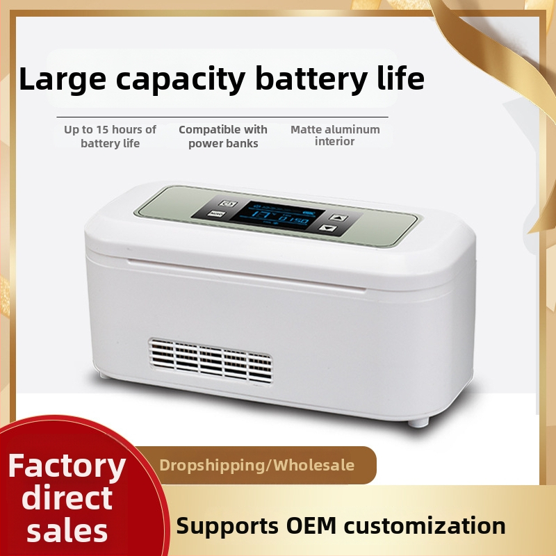 Polovodičový automobilový chladič, prenosný, 5 L, 12V, 15W, 2–18°C, ABS plast