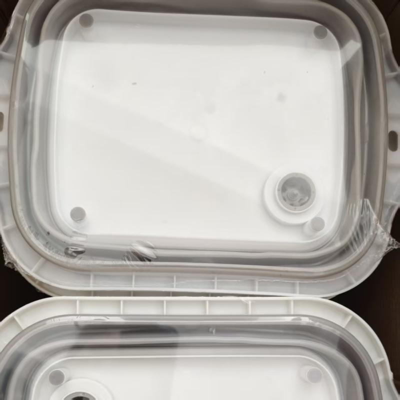 Sklopiva plastična daska za rezanje, dvostruke namjene s bazenom za pranje povrća, protuklizna, odvod vode, prijenosna