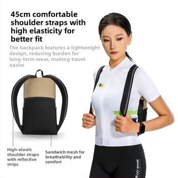 West Rider cyklistický batoh – 3L objem, materiál 900D s sieťovými panelmi a 3D polyestrovou sieťou, model Yp0707416