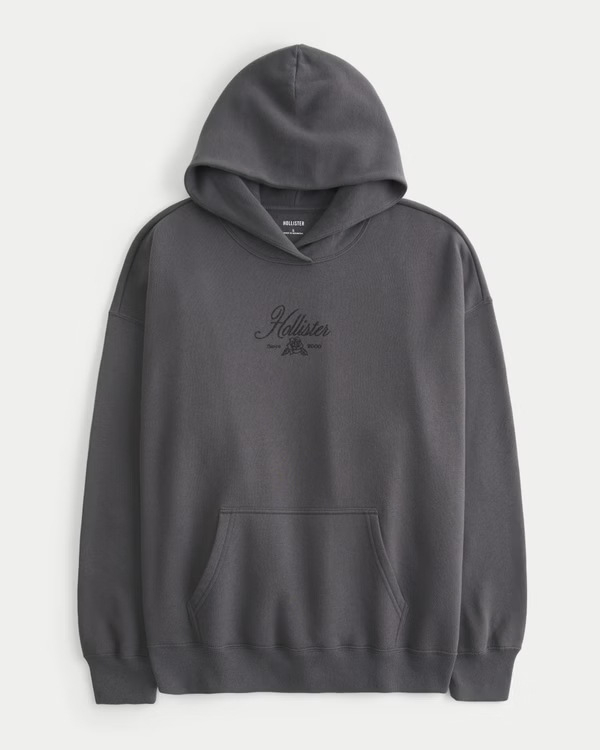 Hoodie i set trenirke s otiskom ruža, Y2K ulični stil, pamuk-poliester smjesa, duge rukave