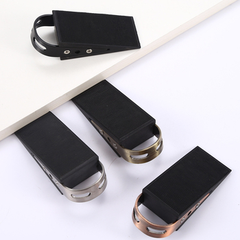 MS988 Ugradni držač vrata na podu od 304 nehrđajućeg čelika, otporan na vjetar i gumeni klin protiv klizanja