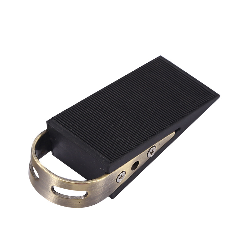 MS988 Ugradni držač vrata na podu od 304 nehrđajućeg čelika, otporan na vjetar i gumeni klin protiv klizanja