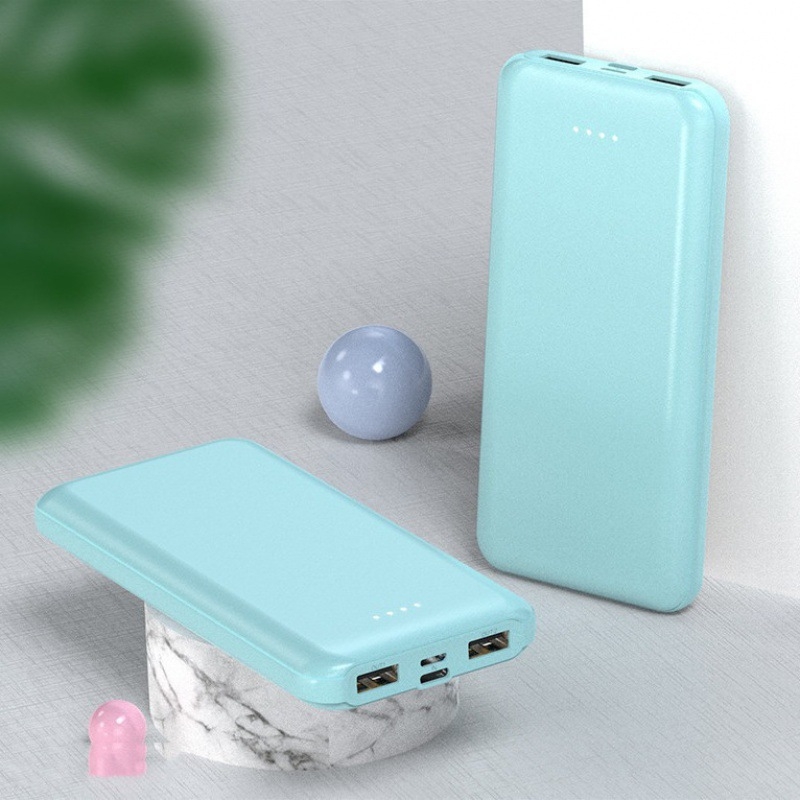 Φορητός φορτιστής μπαταρίας 2.4A γρήγορη φόρτιση, 10000 mAh, Μπαταρία πολυμερούς λιθίου, 12W έξοδος, Πολλαπλές θύρες USB