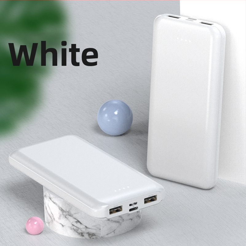 Φορητός φορτιστής μπαταρίας 2.4A γρήγορη φόρτιση, 10000 mAh, Μπαταρία πολυμερούς λιθίου, 12W έξοδος, Πολλαπλές θύρες USB