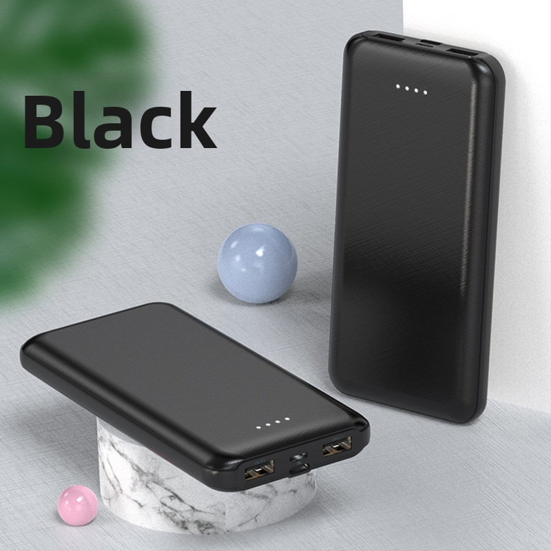 Φορητός φορτιστής μπαταρίας 2.4A γρήγορη φόρτιση, 10000 mAh, Μπαταρία πολυμερούς λιθίου, 12W έξοδος, Πολλαπλές θύρες USB