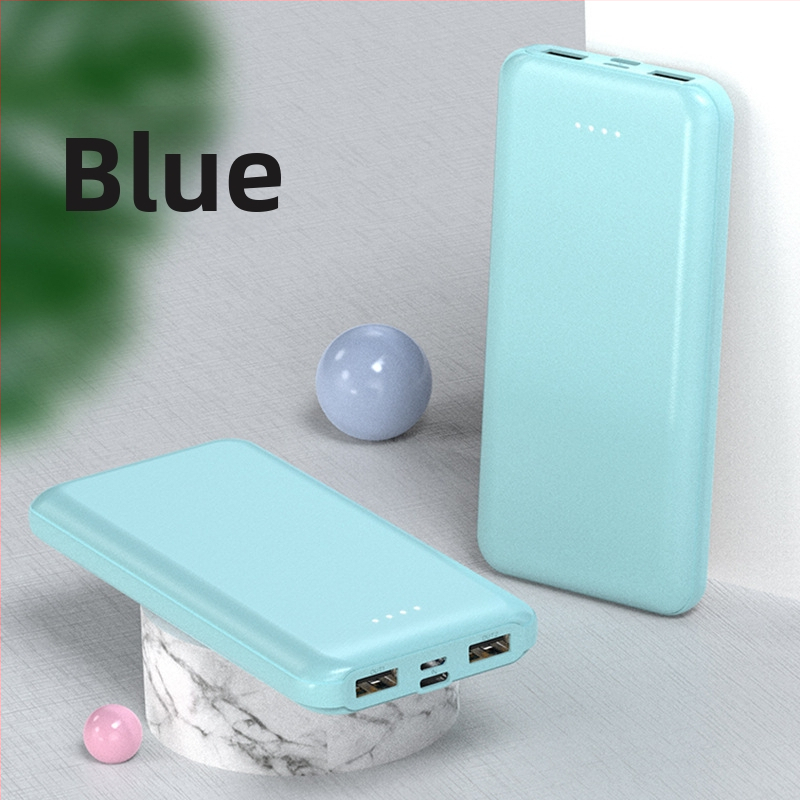 Φορητός φορτιστής μπαταρίας 2.4A γρήγορη φόρτιση, 10000 mAh, Μπαταρία πολυμερούς λιθίου, 12W έξοδος, Πολλαπλές θύρες USB
