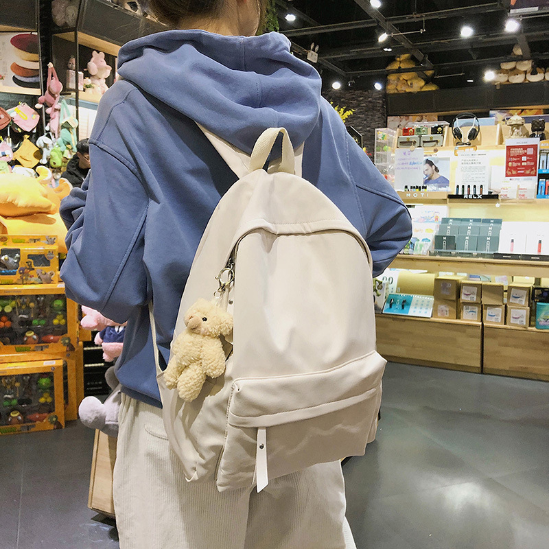 Ruksak s književnim stilom, prozračan i otporan na habanje, 20–35 L kapaciteta, pamukovo platno, unisex svakodnevna torba za kampus