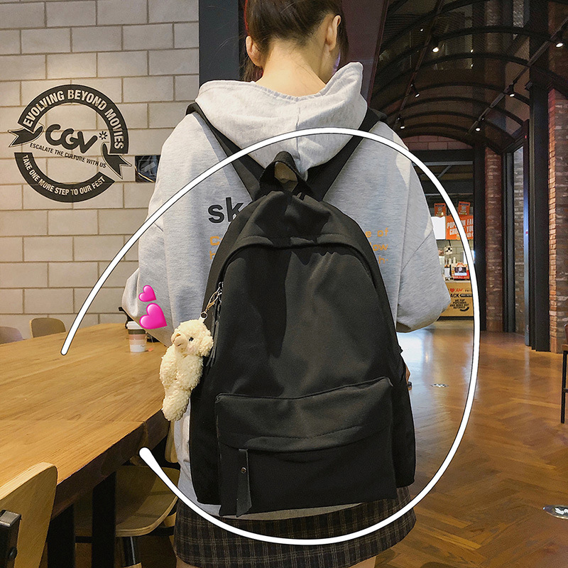 Ruksak s književnim stilom, prozračan i otporan na habanje, 20–35 L kapaciteta, pamukovo platno, unisex svakodnevna torba za kampus