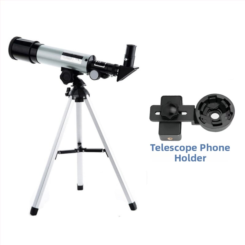 Jiatu F36050 Monokularni astronomski teleskop, povećanje 18x–90x, rezolucija 2 arksekunde