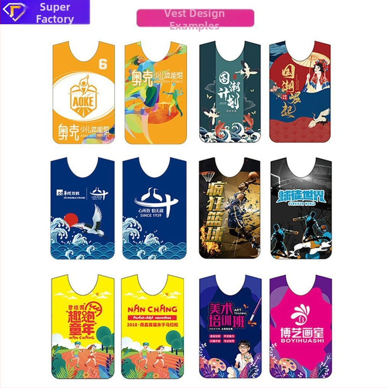 Tréningová vesta pre budovanie tímu — celotelová, polyester, unisex, prispôsobiteľný vzor, kód A, vhodné pre futbal a ďalšie športy