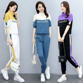 Ženski dvodijelni casual kostim set, proljeće 2023, chenille tkanina s elastanom, top bez rukava i hlače