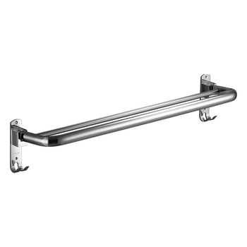 Rozsdamentes acél törölközőtartó, polírozott felület, egyetlen réteg, teherbírás 20–30 kg, Ni qiao, modern minimalista stílus