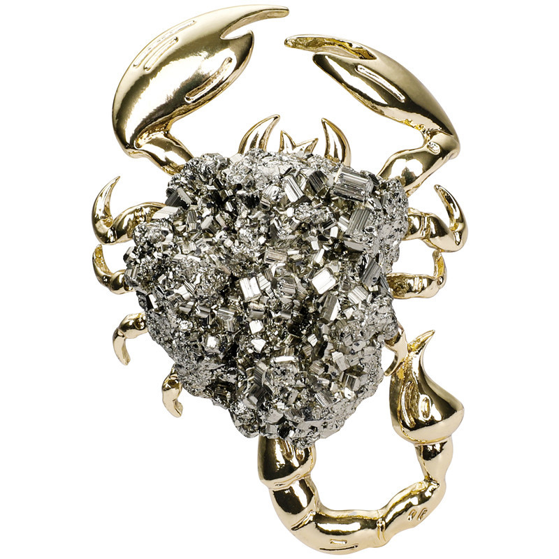 Διακοσμητικό σε μορφή σκαντζοχοιρού από φυσική πέτρα, με εντοιχισμό, διαύγεια VS