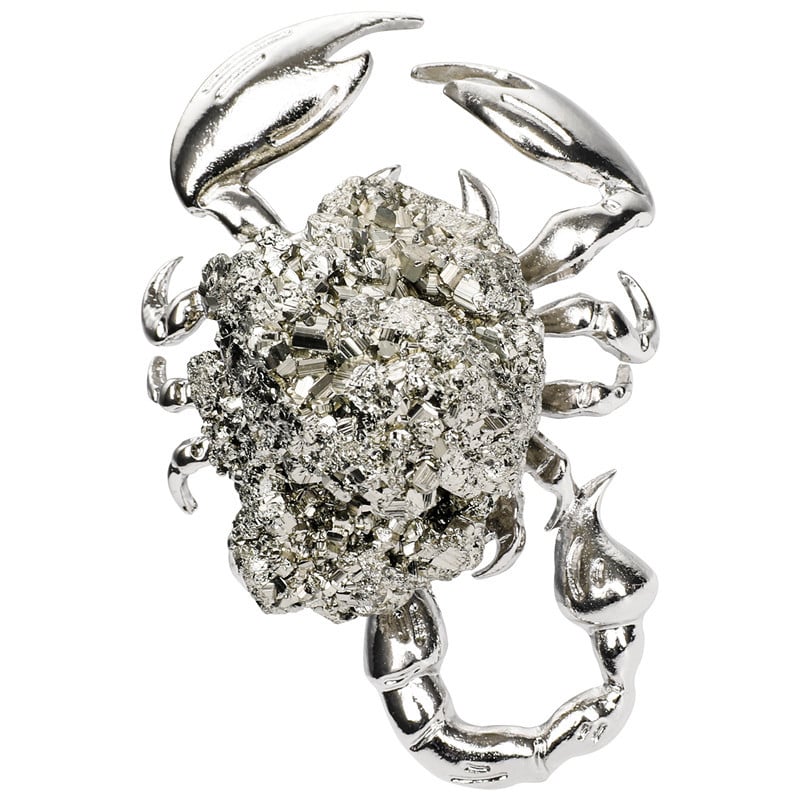 Διακοσμητικό σε μορφή σκαντζοχοιρού από φυσική πέτρα, με εντοιχισμό, διαύγεια VS