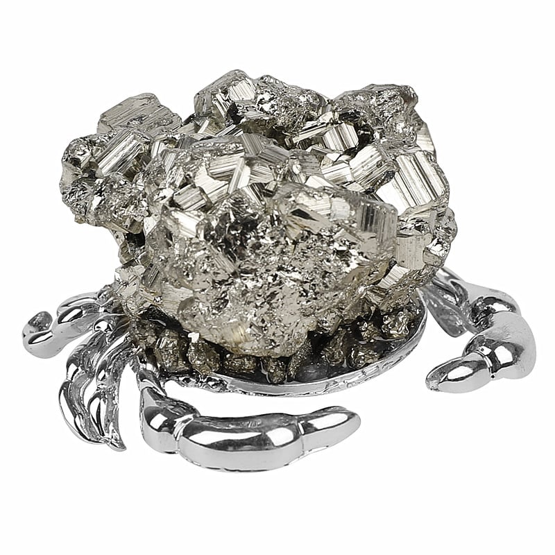 Διακοσμητικό σε μορφή σκαντζοχοιρού από φυσική πέτρα, με εντοιχισμό, διαύγεια VS