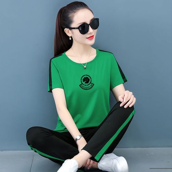 Női két darabból álló ruhaszett: hosszú ujjú felső és hosszú nadrág, poliészter 95% feletti, panelvarrás, elegáns üzleti stílus