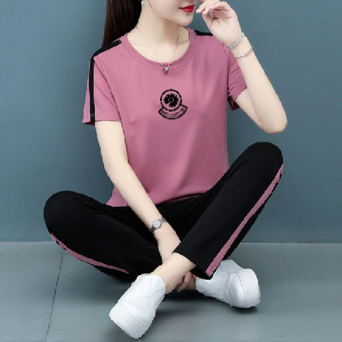 Női két darabból álló ruhaszett: hosszú ujjú felső és hosszú nadrág, poliészter 95% feletti, panelvarrás, elegáns üzleti stílus