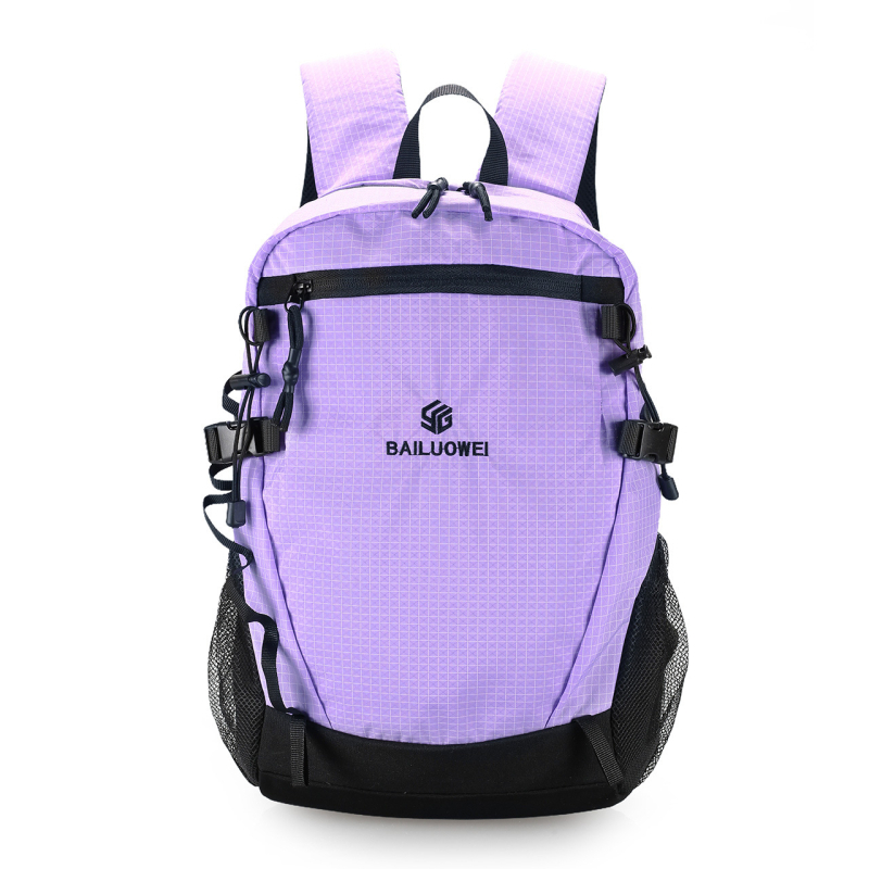 Unisex ruksak za putovanje i planinarenje, ultralagan najlon, ergonomski stražnji panel, za 8-inčni prijenosnik, kapacitet ispod 20 L
