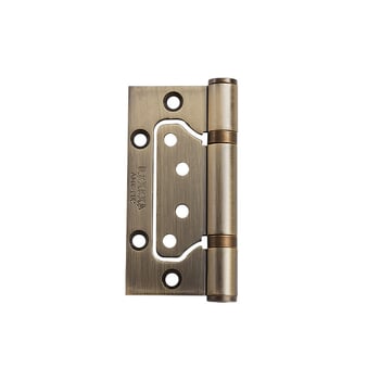Nehrđajući čelični šarnir leptir za unutarnje drvene vrata — montaža bez utora, elektroplatirani završni sloj, marka BAGB