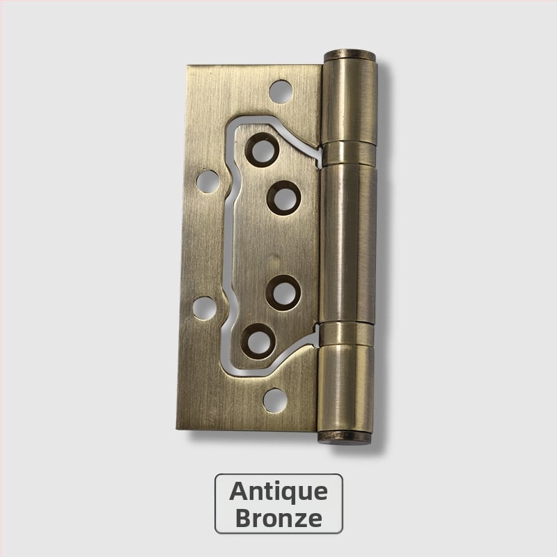 Nehrđajući čelični šarnir leptir za unutarnje drvene vrata — montaža bez utora, elektroplatirani završni sloj, marka BAGB