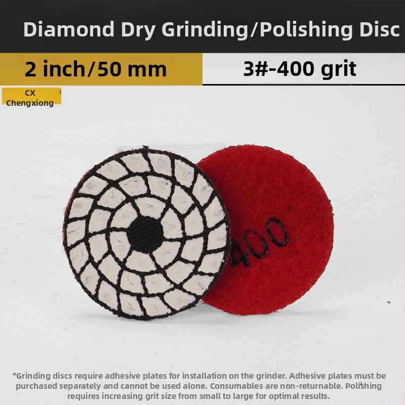 Δίσκος διαμαντιού για ξηρή λείανση και γυάλισμα πέτρας – ειδικά διαμορφωμένος για μάρμαρο, γρανίτη και χαλαζία