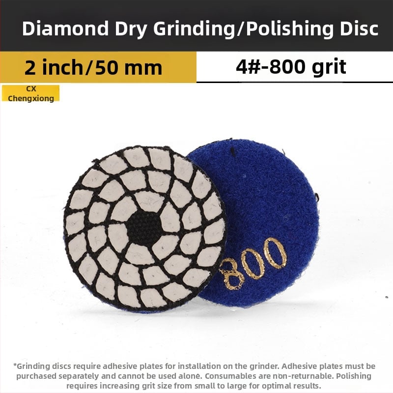 Δίσκος διαμαντιού για ξηρή λείανση και γυάλισμα πέτρας – ειδικά διαμορφωμένος για μάρμαρο, γρανίτη και χαλαζία