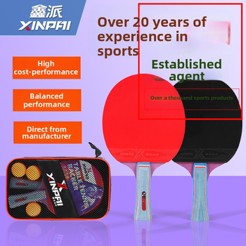 Xinpai raketa na stolný tenis s doskou z lipového dreva, guma reverz, horizontálne uchopenie, štandardné špecifikácie