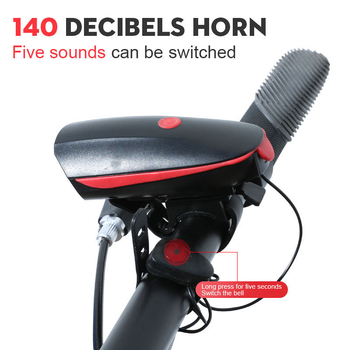 7588 Višenamjensko prednje svjetlo za bicikl s klaksonom, za dječje bicikle, za planinske i cestovne bicikle