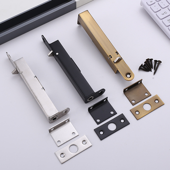 Zăvor automat antifoc pentru uși de trecere, tip B, oțel inoxidabil, finisaj electroplacat