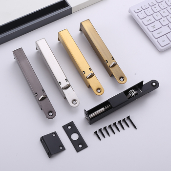 Zăvor automat antifoc pentru uși de trecere, tip B, oțel inoxidabil, finisaj electroplacat