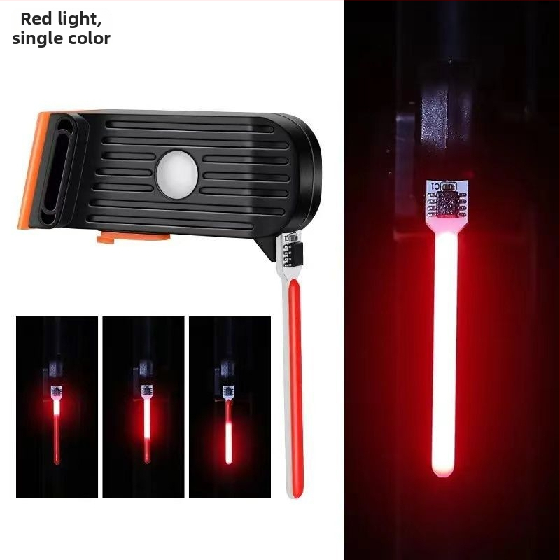 Zadnja svjetiljka za bicikl s dizajnom tekuće vode i pokaznim svjetlom