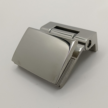 MSD-S108 balama din oțel inoxidabil pentru ușile din sticlă ale băii, deschidere spre interior curbat, 304 oțel inoxidabil, stil modern minimalist