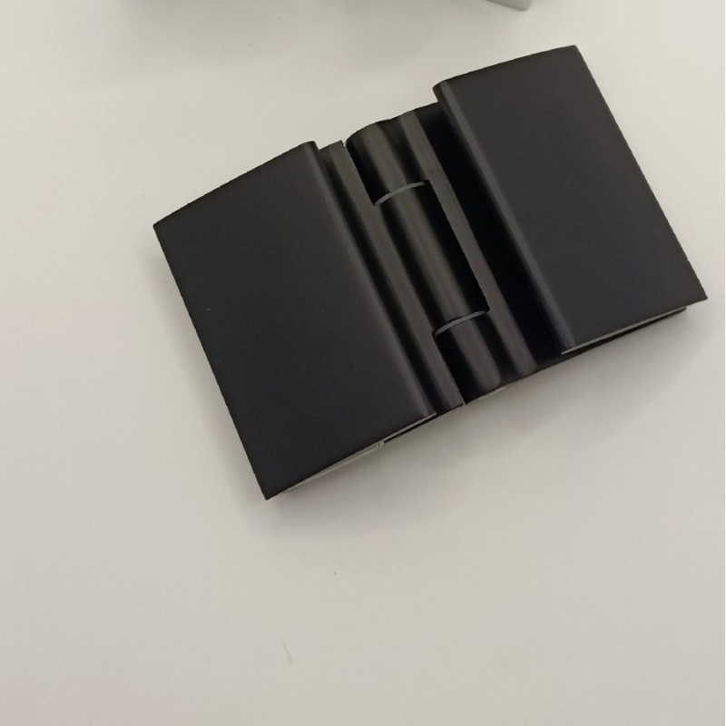 MSD-S108 balama din oțel inoxidabil pentru ușile din sticlă ale băii, deschidere spre interior curbat, 304 oțel inoxidabil, stil modern minimalist