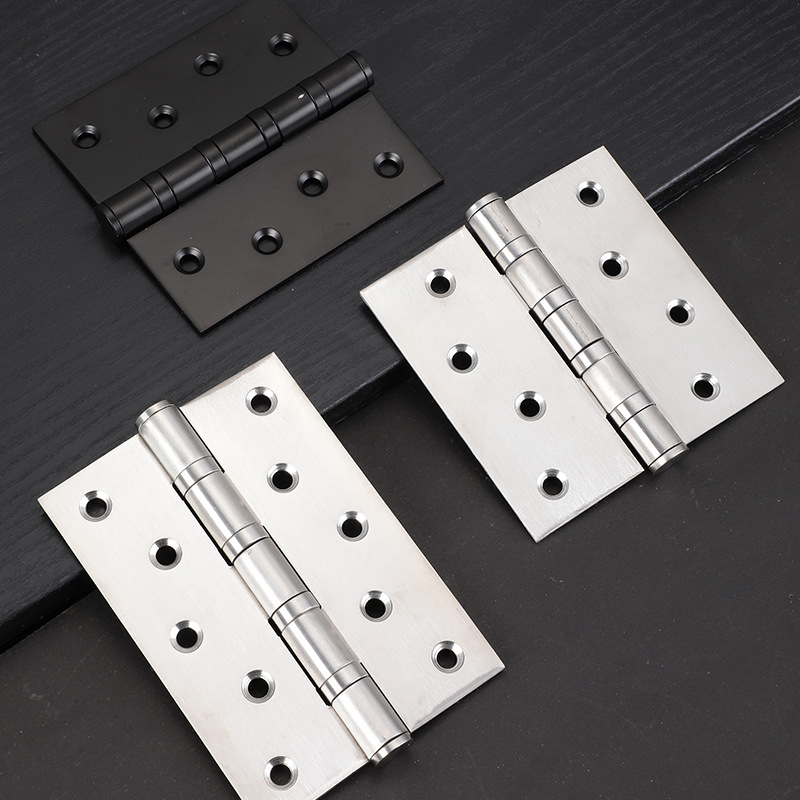 Balama din oțel inoxidabil, finisaj periat, material 201, model balama swing, stil modern minimalist