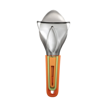 KITMAK Divizor de fructe pentru mango – Lingură de mango și Decupător de sâmburi, materiale PP și oțel inoxidabil, Stil modern minimalist