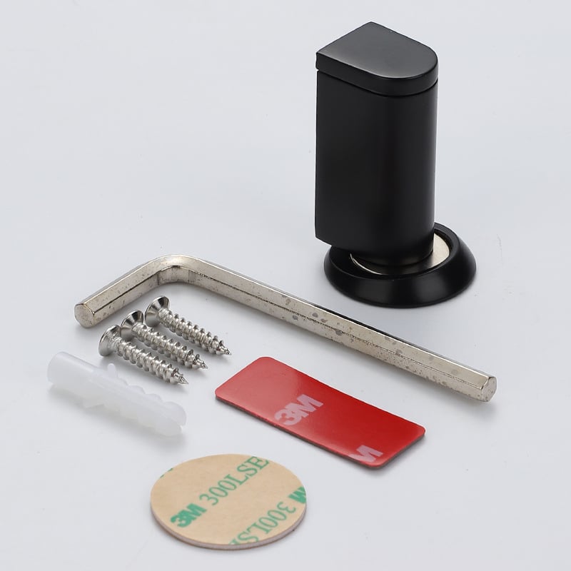 Stop de ușă cu aspirație ascunsă pe podea, magnet puternic, montaj pe podea, acționare automată, aliaj de zinc, placare electrolitică