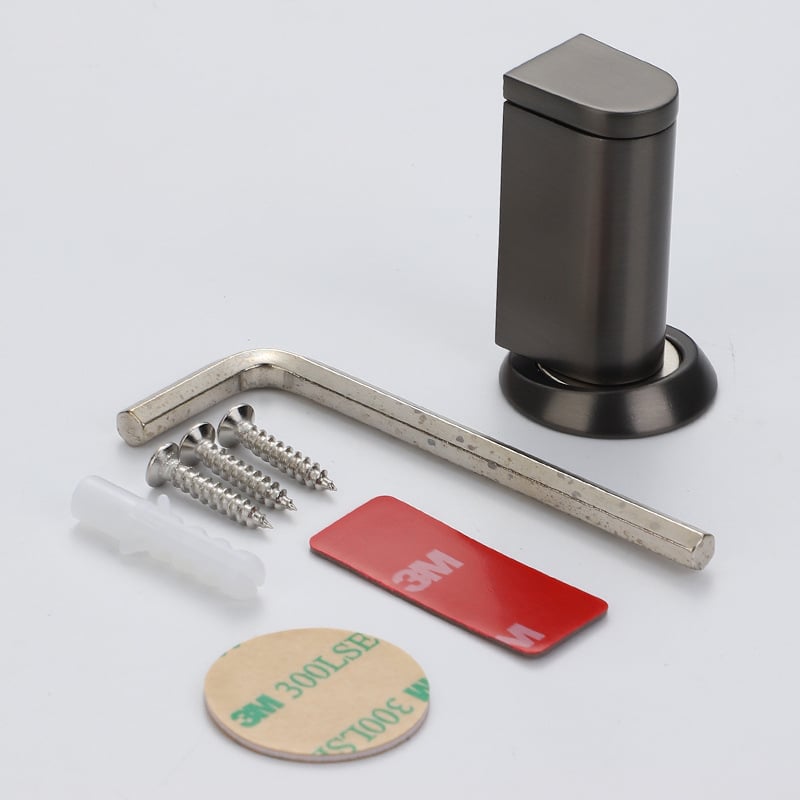 Stop de ușă cu aspirație ascunsă pe podea, magnet puternic, montaj pe podea, acționare automată, aliaj de zinc, placare electrolitică