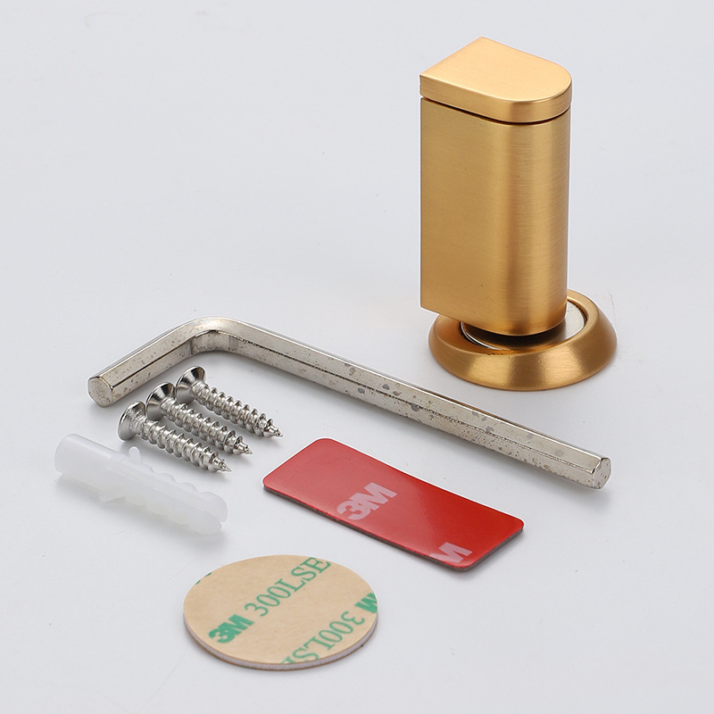 Stop de ușă cu aspirație ascunsă pe podea, magnet puternic, montaj pe podea, acționare automată, aliaj de zinc, placare electrolitică