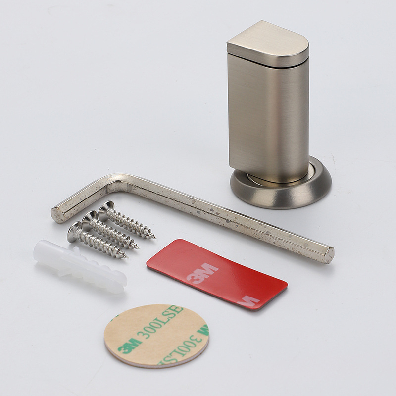 Stop de ușă cu aspirație ascunsă pe podea, magnet puternic, montaj pe podea, acționare automată, aliaj de zinc, placare electrolitică