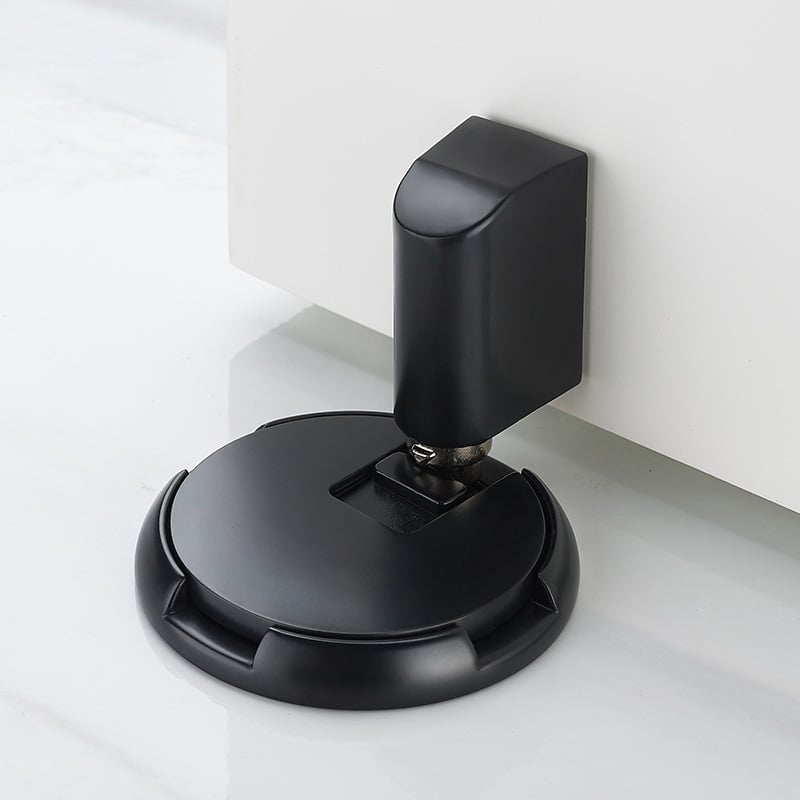 DX013 Opritor de ușă cu aspirație la podea, aliaj de zinc, placare electrolitică, montaj pe podea, înălțime mărită