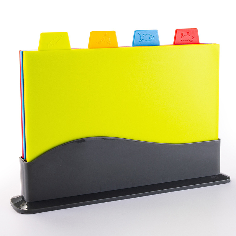 Set de 4 tocătoare groase – plăci din PP, multifuncționale pentru bucătărie, pregătire alimentară