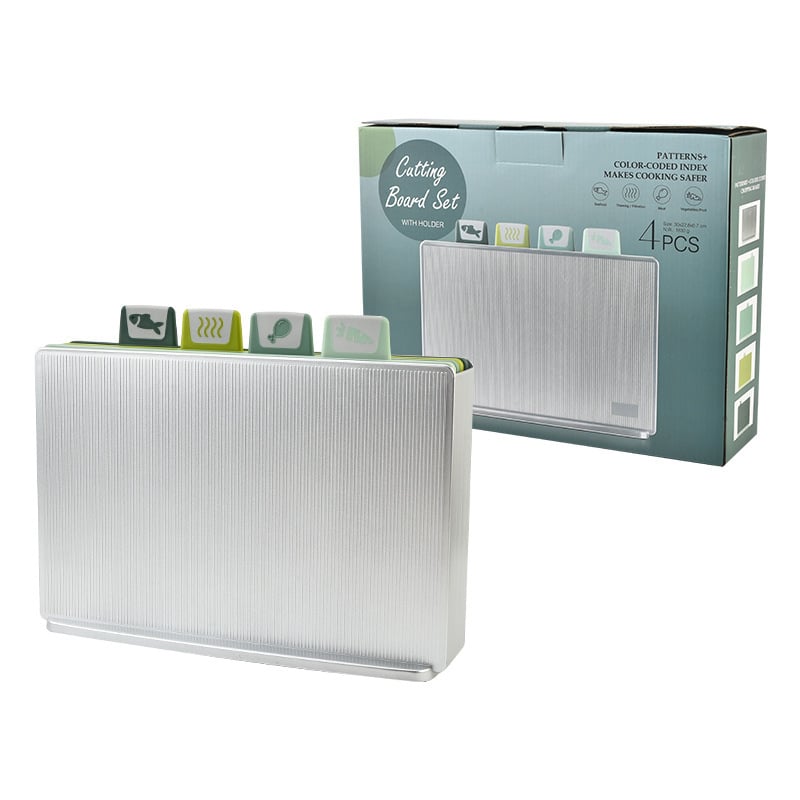 Set de 4 tocătoare groase – plăci din PP, multifuncționale pentru bucătărie, pregătire alimentară