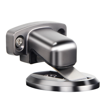 Stopper de ușă DFL-P008C, aliaj de zinc, electroplacare, montaj pe podea, tip: stopper de ușă