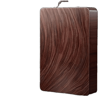 Tocător pătrat, din metal și lemn, rezistent la mucegai, stil simplu și modern.