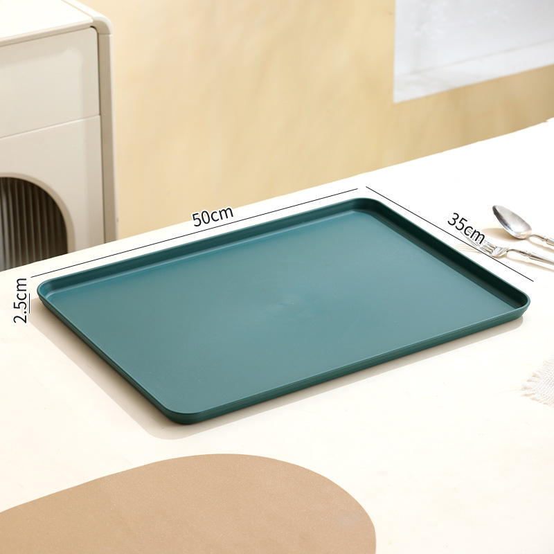 Tavă dreptunghiulară din plastic pentru ceai și fructe | Material PP | Compatibil cu microunde | Brand Younis