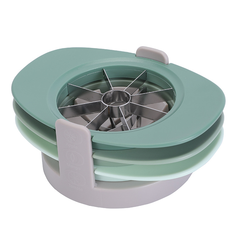 Set de tăietori pentru fructe: tăietor de mere, extractor pentru sâmburi de mango și tăietor de roșii; oțel inoxidabil; Origine: Yangjiang