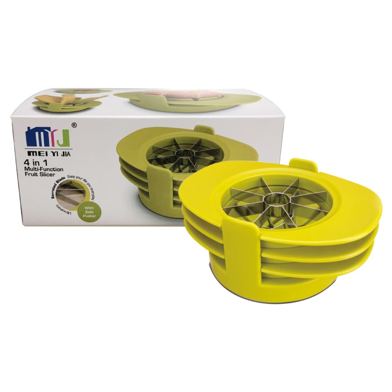 Set de tăietori pentru fructe: tăietor de mere, extractor pentru sâmburi de mango și tăietor de roșii; oțel inoxidabil; Origine: Yangjiang